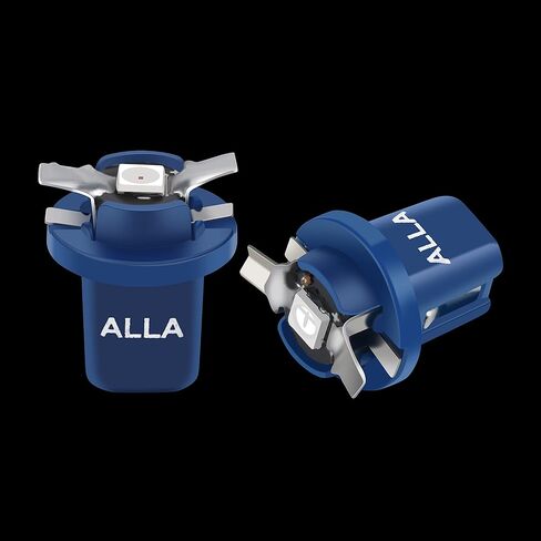Alla Lighting Super Bright B8.5D 2721MF 17035 BP17035 2351MFX6 LED Bulbs, Blue Instrument Panel Lights 3030 SMD Dashboard, Gauge Cluster Speedometer, Indicator Lights in Saudi Arabia