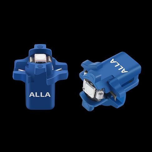 Alla Lighting Super Bright B8.5D 2721MF 17035 BP17035 2351MFX6 LED Bulbs, Blue Instrument Panel Lights 3030 SMD Dashboard, Gauge Cluster Speedometer, Indicator Lights in Saudi Arabia