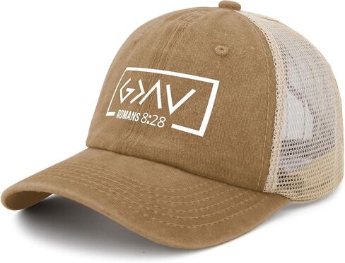 Christian Hats for Men-god is Greater Than The Highs and lows Trucker Hat Women Jesus Cap in Kuwait