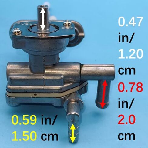 Gas Tank Fuel Cock Valve Petcock 44300-26E00 44300-26E01 for Suzuki Bandit 600 1200 GSF600 1995-2004 GSF600S 1996-2004 GSF1200 GSF1200S S 1996-2000 Z1183 in Saudi Arabia