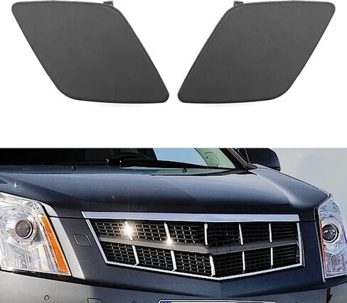 MDEOOSKY 2Pcs Headlight Washer Covers, Replacement for Cadillac SRX 2010-2016, Replaces 25928247 25928248 (Left & Right) in Saudi Arabia