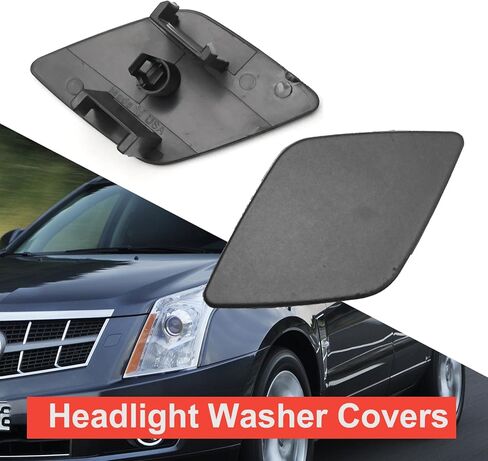 MDEOOSKY 2Pcs Headlight Washer Covers, Replacement for Cadillac SRX 2010-2016, Replaces 25928247 25928248 (Left & Right) in Saudi Arabia