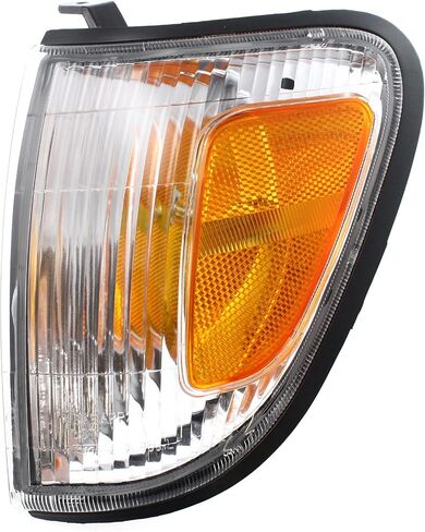 Garage-Pro Headlights Assembly Pair For Toyota Tacoma 1998-2000 Halogen With Bulbs, Corner Turn Signal Light, 4WD & RWD, Built To Sept 2000, Replaces# 8111004090 in Saudi Arabia