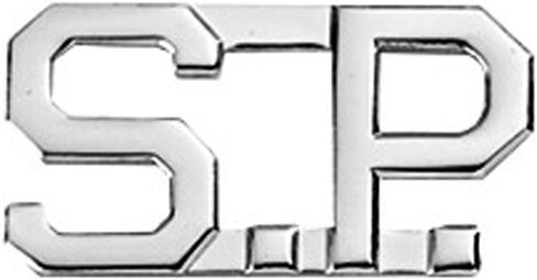 First Class SP Special Police Collar Lapel Pin Insignia (Pair) in Saudi Arabia