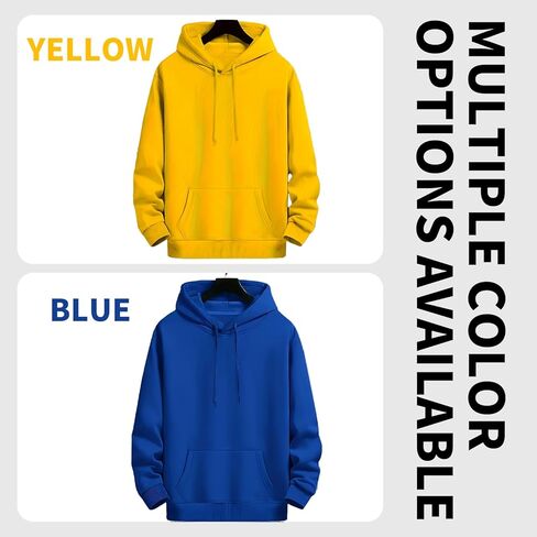 4 Pack Men's Lightweight Hooded Pullover Hoodies Long Sleeve Everyday Casual Basic Sweatshirts with Pocket 2026 in Saudi Arabia