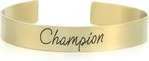 سوار نقش Champion - مجوهرات رجالية من الذهب عيار 14 قيراط - سوار مخصص مخصص in Kuwait