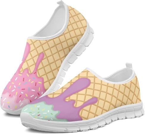 JoyLamoria Lightweight Running Shoes Platform Shoes Casual Funny Sport Shoes Wear Sneakers Foot Support in Kuwait