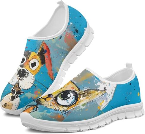 JoyLamoria Lightweight Running Shoes Platform Shoes Casual Funny Sport Shoes Wear Sneakers Foot Support in Saudi Arabia