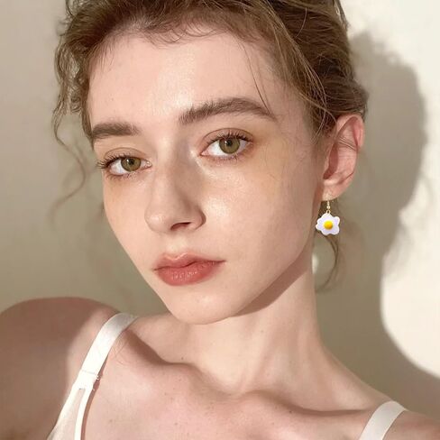 Resin Lifelike Food Dangle Earrings Funny Hen house Egg Earrings for Women Cute Decoration Jewelry Gifts in Saudi Arabia