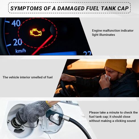 Gas Cap Fuel Cap Replacement for Dodge 52030377AB Ram 1500 2500 3500 Caravan Fuel Accessories Jeep Wrangler JK TJ Liberty Grand Cherokee 2003-2020 Gas Tank Cover OEM Fit in Kuwait