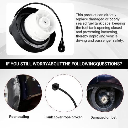Gas Cap Fuel Cap Replacement for Dodge 52030377AB Ram 1500 2500 3500 Caravan Fuel Accessories Jeep Wrangler JK TJ Liberty Grand Cherokee 2003-2020 Gas Tank Cover OEM Fit in Kuwait