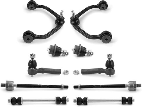 Metrix Premium Chassis Parts - 10 PC Front End Suspension Kit Fits 1998-2004 Ford Ranger 4WD, Ball Joints, Tie Rod Ends Sway Bar Links Control Arms, Made in Europe in Saudi Arabia