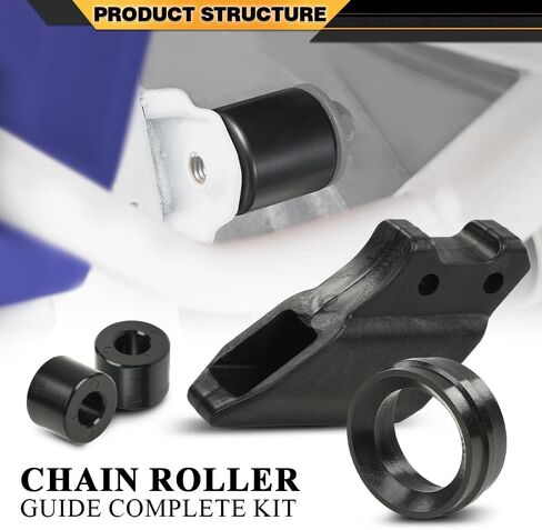 Chain Roller & Guide Complete Kit Compatible with Yamaha Blaster 200 YFS200 1988-2006, Fit Yamaha Warrior 350 YFM350 1987-2004 Black in Saudi Arabia