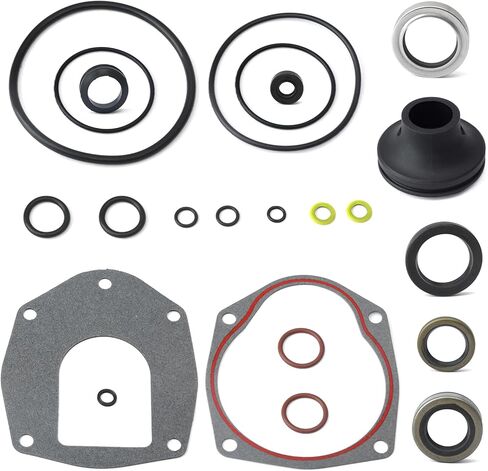 816575A3 Lower Gearcase Seal Kit with Base Compatible with Mercruiser Alpha One Gen 2 Sterndrives, Replace 26-816575A3 18-2646-1 26-816575A1 87511 in Kuwait