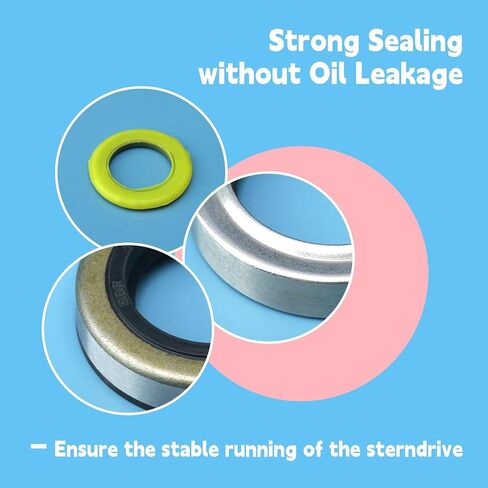 816575A3 Lower Gearcase Seal Kit with Base Compatible with Mercruiser Alpha One Gen 2 Sterndrives, Replace 26-816575A3 18-2646-1 26-816575A1 87511 in Kuwait