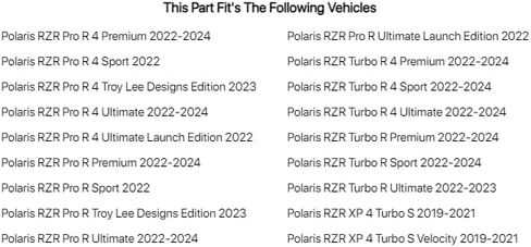 Tusk Front Brake Pad - Sintered Metal Compatible with Polaris RZR XP 4 Turbo S 2019-2021, RZR Turbo R Premium/Sport/Ultimate 2022-2024 in Saudi Arabia