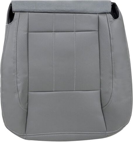 Driver Side Bottom Replacement Microfiber Leather Gray Seat Cover Compatible with Dodge Ram 1500 2500 3500 4500 2006 2007 2008 2009 in Saudi Arabia