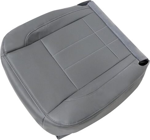 Driver Side Bottom Replacement Microfiber Leather Gray Seat Cover Compatible with Dodge Ram 1500 2500 3500 4500 2006 2007 2008 2009 in Saudi Arabia