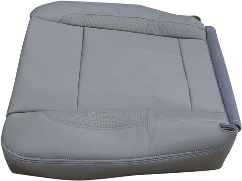 Driver Side Bottom Replacement Microfiber Leather Gray Seat Cover Compatible with Dodge Ram 1500 2500 3500 4500 2006 2007 2008 2009 in Saudi Arabia