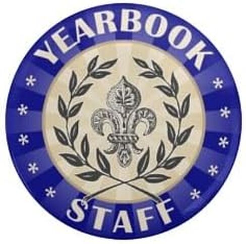 دبوس أزرار صغير مستدير مقاس 1 بوصة من CafePress Yearbook Staff in Saudi Arabia