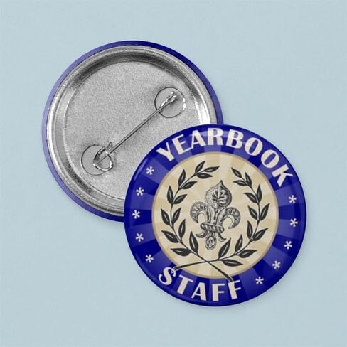دبوس أزرار صغير مستدير مقاس 1 بوصة من CafePress Yearbook Staff in Saudi Arabia