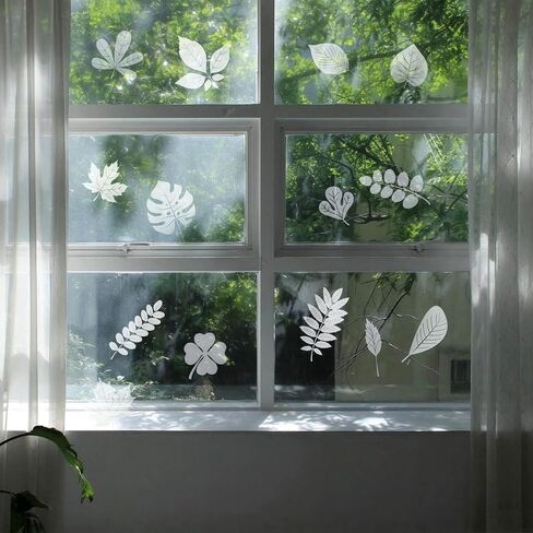 26 Pcs Window Decals to Prevent Bird Strikes, Anti-Collision Window Stickers for Bird Strikes, Reusable Clings for Birds Windows Deterrent in Kuwait