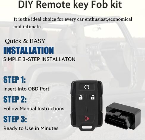 مفتاح فوب استبدال لتقوم بها بنفسك مجموعة أدوات obd لجي إم سي سييرا تشيفي سيلفرادو 1500 2500 3500 2014 2015 2016 2017 2018 تشيفي كولورادو جي إم سي كانيون 2015-2020 in Kuwait