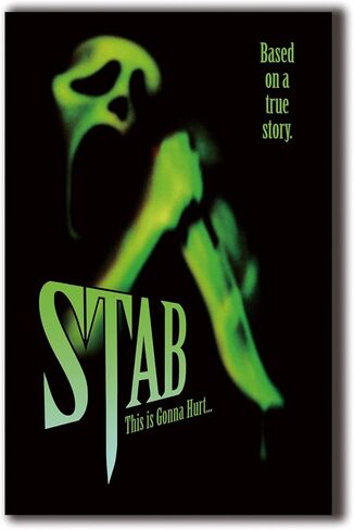 Stab (Scream) Movie Poster for Home Decor Wall Art 11x17inch (28x43cm) Frameless Gift in Kuwait