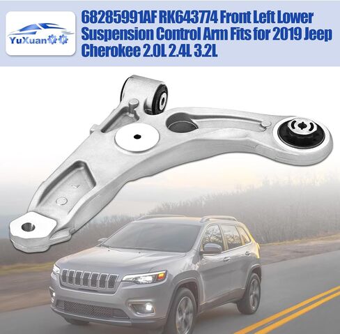 68285991AF RK643774 Front Left Lower Suspension Control Arm Fits for Jeep Cherokee 2019 2.4L 2.0L 3.2L Driver Side in Kuwait