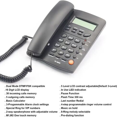 Tc-9200 Homedesk DigiPhone Corded Landline Telephone in Saudi Arabia