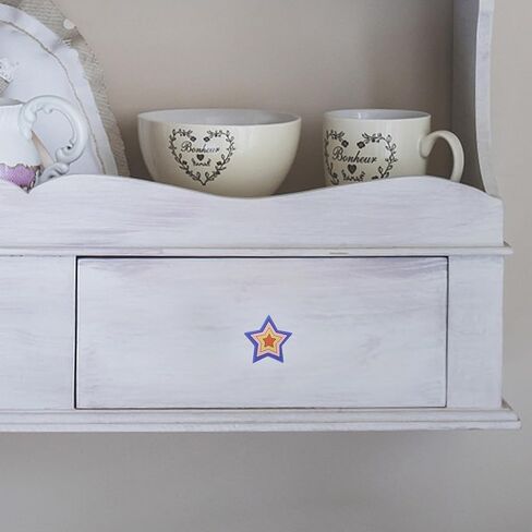 SUPVOX 4pcs Room Cartoon Silicone Drawer Pull Handles, Single-Hole Star-Shaped Cabinet Knobs, Soft Anti-Collision Wardrobe Handles for ’s Furniture in Saudi Arabia