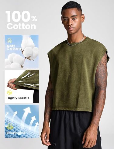 Arssm الرجال المحاصيل تي شيرت حمض غسل تانك الأعلى دولمان كم خمر Crewneck فضفاض البلوز الأعلى in Saudi Arabia