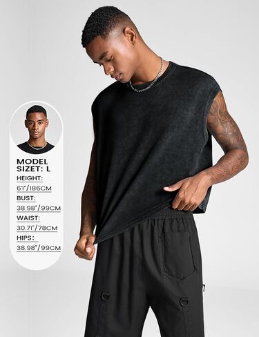 Arssm الرجال المحاصيل تي شيرت حمض غسل تانك الأعلى دولمان كم خمر Crewneck فضفاض البلوز الأعلى in Saudi Arabia