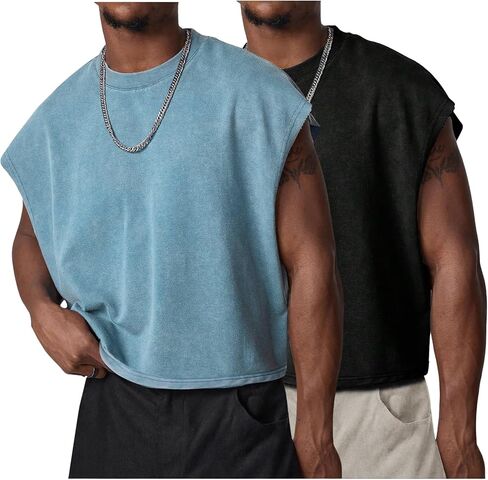 Arssm الرجال المحاصيل تي شيرت حمض غسل تانك الأعلى دولمان كم خمر Crewneck فضفاض البلوز الأعلى in Saudi Arabia