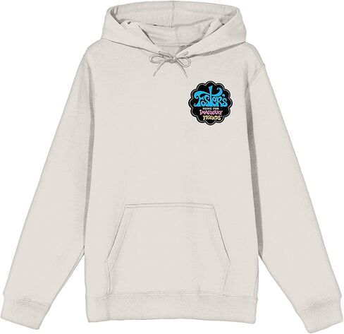 Bioworld Foster's Home For Imaginary Friends Mac & Bloo Long Sleeve Sand Adult Hooded Sweatshirt in Saudi Arabia