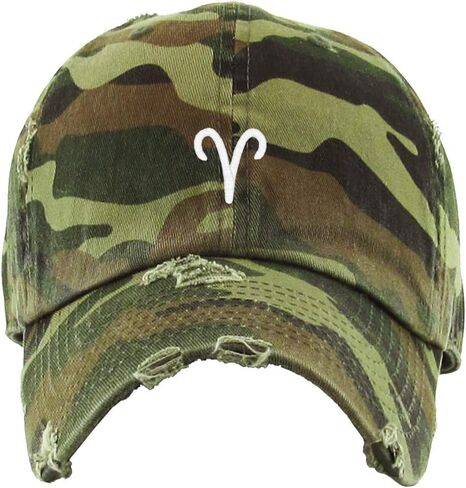 Scorpio Zodiac Vintage Baseball Cap Embroidered Cotton Adjustable Distressed Dad Hat in Kuwait