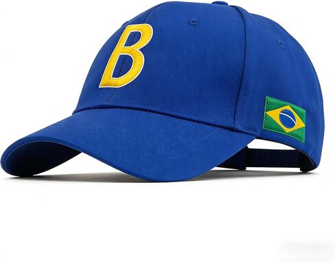 Brazil Flag Baseball Caps Men Women Spring Summer Letters Embroidered Classic Adjustable Hat in Kuwait