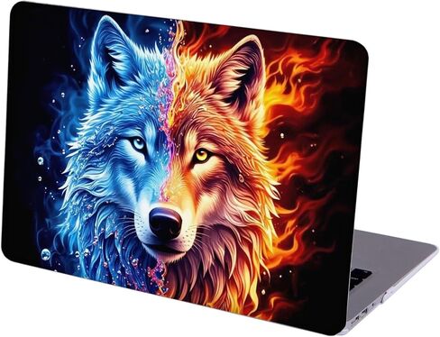متوافق مع جهاز MacBook Pro مقاس 13 بوصة، حافظة صلبة مع غطاء لوحة مفاتيح وواقي شاشة (M1 A2338 A2289 A2251 A2159 A1989 A1706 A1708، إصدار 2016-2020) - Wolf MC21164 in Kuwait