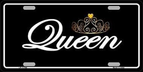 Queen Novelty Metal License Plate LP-11766 in Saudi Arabia
