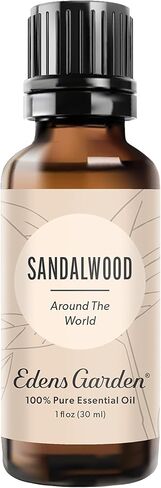 Edens Garden Sandalwood- Hawaiian Essential Oil- 100% Pure Premium Grade, Undiluted, Natural, Therapeutic, Aromatherapy, The Best for Diffuser, Skin, Face, Kid Safe 10 ml (.33 fl oz) in Kuwait