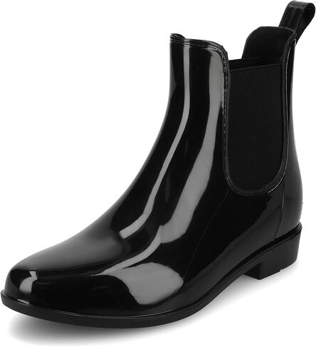 Journee Womens Drizzle Waterproof Rain Ankle Boots in Saudi Arabia