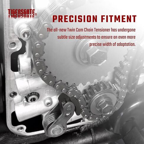 Twin Cam Chain Tensioner for 1999-2006 Harley Touring Softail Dyna Models, Black in Saudi Arabia