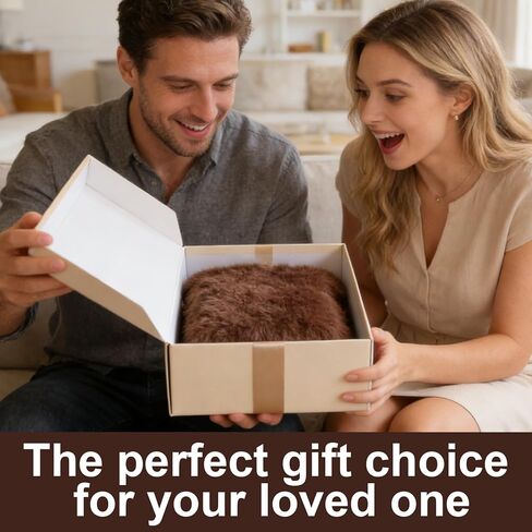 وشاح من الفرو الصناعي مع جيب بسحاب مخفي للنساء، وشاح بياقة رقبة من الفرو، لف مريح، تخزين مخفي آمن - بني in Kuwait