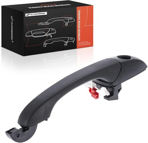 A-Premium Front Left Driver Side Exterior Door Handle with Keyhole Compatible with Jeep Compass 2007-2017, MK Series Patriot 2007-2017 & Dodge Caliber 2007-2012, Textured Black, Replace# 5074189AD in Saudi Arabia
