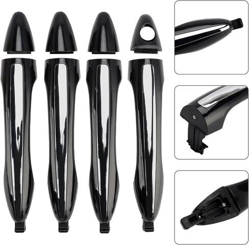 4Pcs Exterior Door Handle Set Fit for Kia Forte 2014-2018 in Saudi Arabia