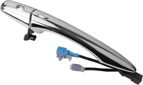 Exterior Chrome Door Handle | Front Left Driver Side | with Smart Entry Keyless | Compatible with 2008-2020 Infiniti EX35 FX50 FX37 M56 M56X QX50 QX56 QX60 QX70 QX80 | OE # 806401BA0A in Kuwait