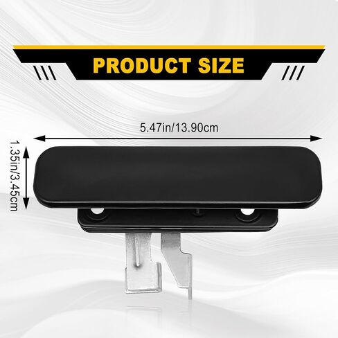 Upgraded Full Metal Rear Cargo Door Handle for Ford E-Series Vans (2003-2014) - Durable Replacement for OEM 9C2Z-15434A20-AB, 8C2Z-15434A20-AB - Right Passenger Side in Kuwait