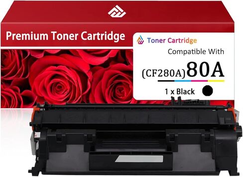 80A Toner Cartridge Compatible for HP 80A CF280A Toner Cartridges Work for HP LaserJet Pro 400 M401dn M401dne M401dw M401n MFP M425dn Printers in Saudi Arabia