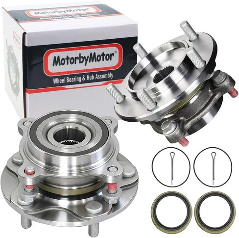 950-002 Front Wheel Bearing Hub Assembly 4WD with 5 Lugs Fits for 2008-2018 Toyota Sequoia, 2005-2018 Toyota Tundra Wheel Hub Bearing Assembly (4x4)-2pc Set in Kuwait