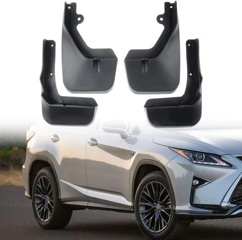 Car Mud Flaps Mudguards Splash Guards for Fender Panels for Lexus RX RX200t RX300 RX350 RX350L F-Sport RX450h 2016-2019 in Saudi Arabia
